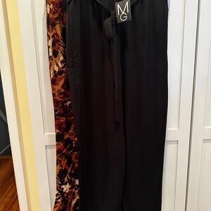 New! BUNDLE of 2 - Mlle Gabrielle Black & SoHo comfortable pull on pants large
